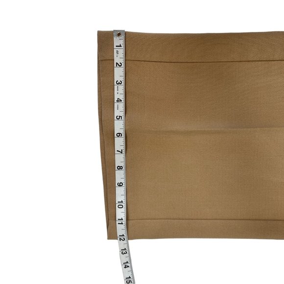 Ann Taylor Factory Khaki Wide Leg Cropped Pants Size 8 - Picture 11 of 13